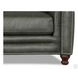 Bexley Ash Leather 67" Loveseat with Nailhead Trim