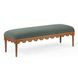 Oodle Green Performance Fabric Upholstered Accent Bench