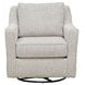 Harlow Denim Swivel Glider Chair