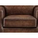 Capton Russet Leather Upholstered Accent Chair