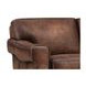 Capton Russet Leather Upholstered Accent Chair