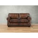 Capton Russet Leather 69" Loveseat