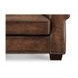 Capton Russet Leather 69" Loveseat
