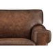Capton Russet Leather 94" Sofa