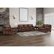 Capton Russet Leather 94" Sofa