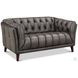 Trix Ash Gray Leather Living Room Set