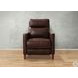 Arden Chestnut Leather Zero Gravity Power Recliner with Power Headrest and USB Charging