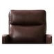 Arden Chestnut Leather Zero Gravity Power Recliner with Power Headrest and USB Charging