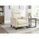 Arden Vanilla Leather Zero Gravity Power Recliner with Power Headrest and USB Charging