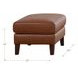 Kona Nutmeg Leather Upholstered Rectangular Ottoman