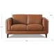 Kona Nutmeg Leather 65" Loveseat