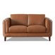Kona Nutmeg Leather 65" Loveseat