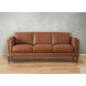 Kona Nutmeg Leather 88" Sofa