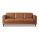 Kona Nutmeg Leather 88" Sofa