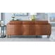 Kona Nutmeg Leather 88" Sofa