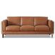 Kona Nutmeg Leather 88" Sofa