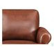 Soleil Brandy Leather 80" Sofa