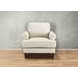 Soleil Vanilla Leather Upholstered Lounge Chair