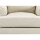 Soleil Vanilla Leather Upholstered Lounge Chair