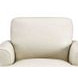 Soleil Vanilla Leather Upholstered Lounge Chair