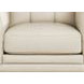 Elric Vanilla Leather Upholstered Accent Chair