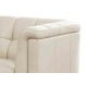 Elric Vanilla Leather Upholstered Accent Chair
