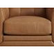 Elric Cognac Leather Upholstered Accent Chair