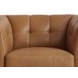Elric Cognac Leather Upholstered Accent Chair