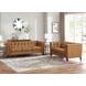 Elric Cognac Leather 62" Loveseat