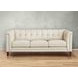 Elric Vanilla Leather Living Room Set