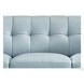 Elric Spa Blue Leather 84" Sofa