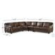Bexley Caramel Top Grain Leather Sectional