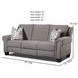 Bedford Park Sable 84" Power Reclining Sofa