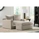 Maxton Heights Pebble Upholstered Rectangular Ottoman