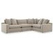 Maxton Heights Pebble 4 Piece Modular Sectional
