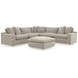 Maxton Heights Pebble 5 Piece Modular Sectional