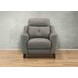 Cordell Slate Leather Zero Gravity Power Recliner with Power Headrest and USB Charging
