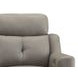 Cordell Slate Leather 63" Zero Gravity Power Reclining Loveseat with Power Headrest and USB Charging