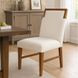 Donte Oak Upholstered Side Chair Set of 2