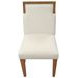 Donte Oak Upholstered Side Chair Set of 2