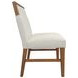 Donte Oak Upholstered Side Chair Set of 2