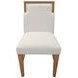 Donte Oak Upholstered Side Chair Set of 2