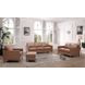 Weston Highland Saddle Leather Upholstered Rectangular Ottoman