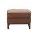 Weston Highland Saddle Leather Upholstered Rectangular Ottoman