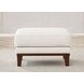 Axton Natural Leather Upholstered Rectangular Ottoman