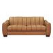 Baylor Cinnamon Brown Leather 84" Sofa