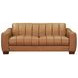 Baylor Cinnamon Brown Leather 84" Sofa