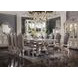 Dresden Gray Upholstered Arm Chair with Nailhead Trim Set of 2