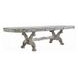 Dresden Vintage Bone White 108" Extendable Rectangular Dining Table