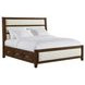 Marlow Sable and White King Upholstered Storage Panel Bed